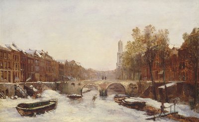 Dutch Town in Winter by Pierre Tetar van Elven